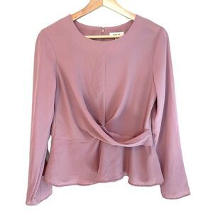Gilli Peplum Faux Wrap Top